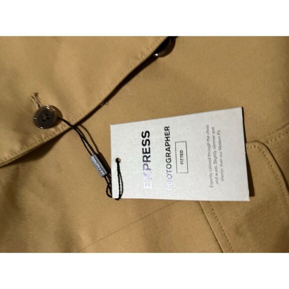 EXPRESS NWT PHOTOGRAPHER FITTED BLAZER SIZE 38R MSRP: $228 - Picture 7 of 8